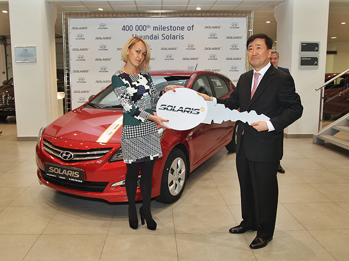 Hyundai продал 400 тысяч седанов и хэтчбеков Solaris